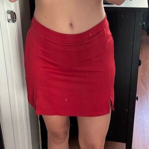Adidas Red Tennis Skirt